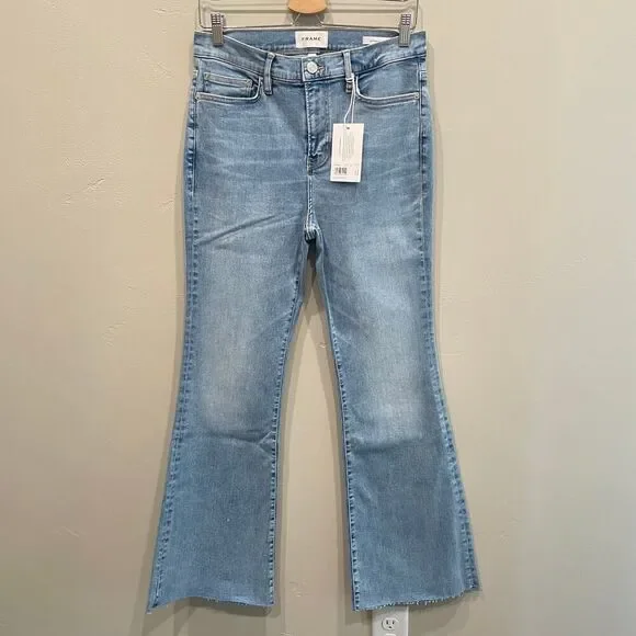 NWT Frame Le Easy High Rise Flare Leg Jeans - Size: 30